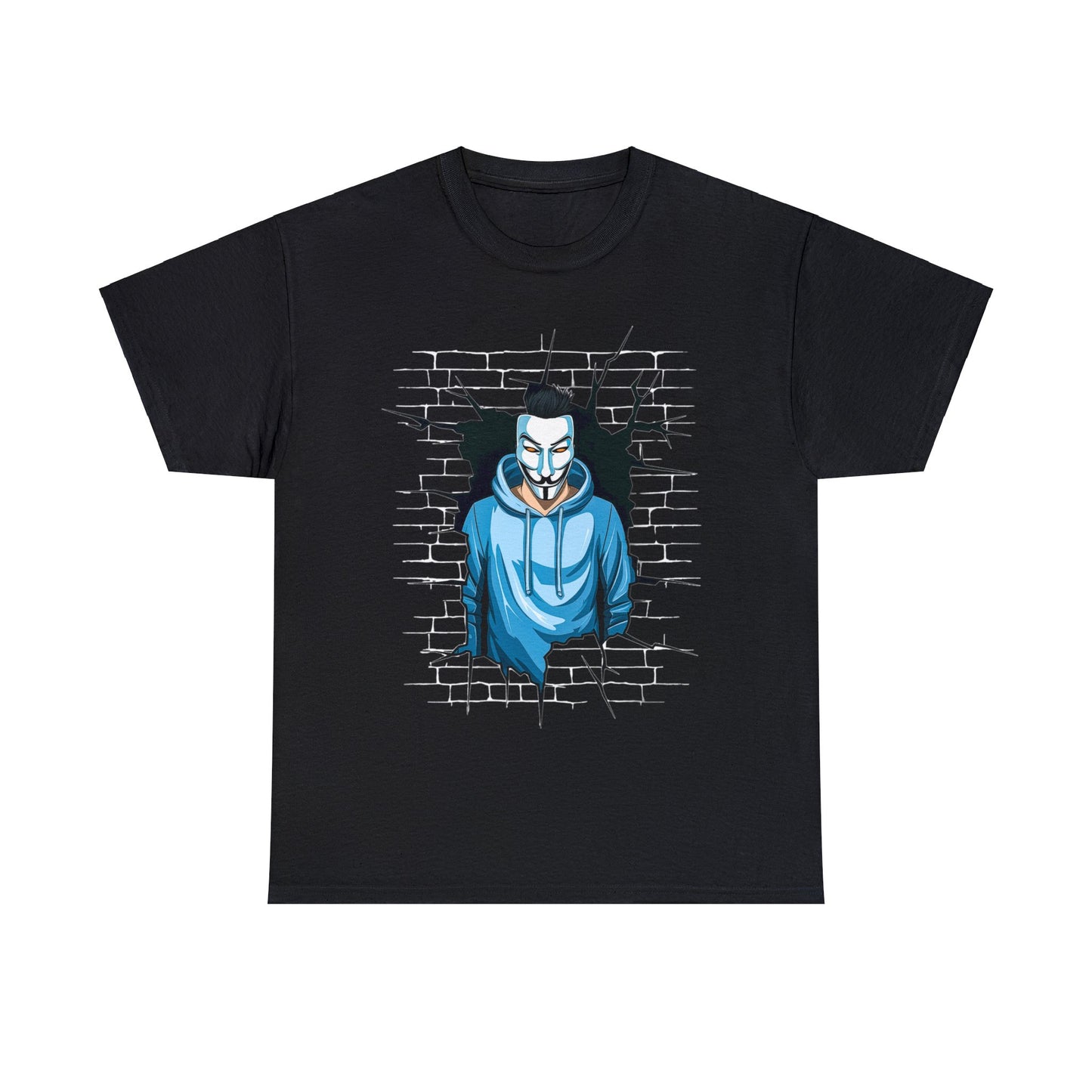 Anonymous Hacker Unisex Heavy Cotton Tee (t-shirt)