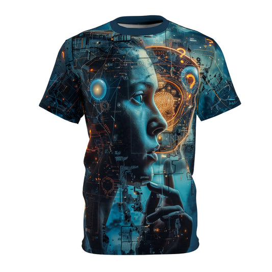 Futuristic Mindscape T-Shirt (AOP)