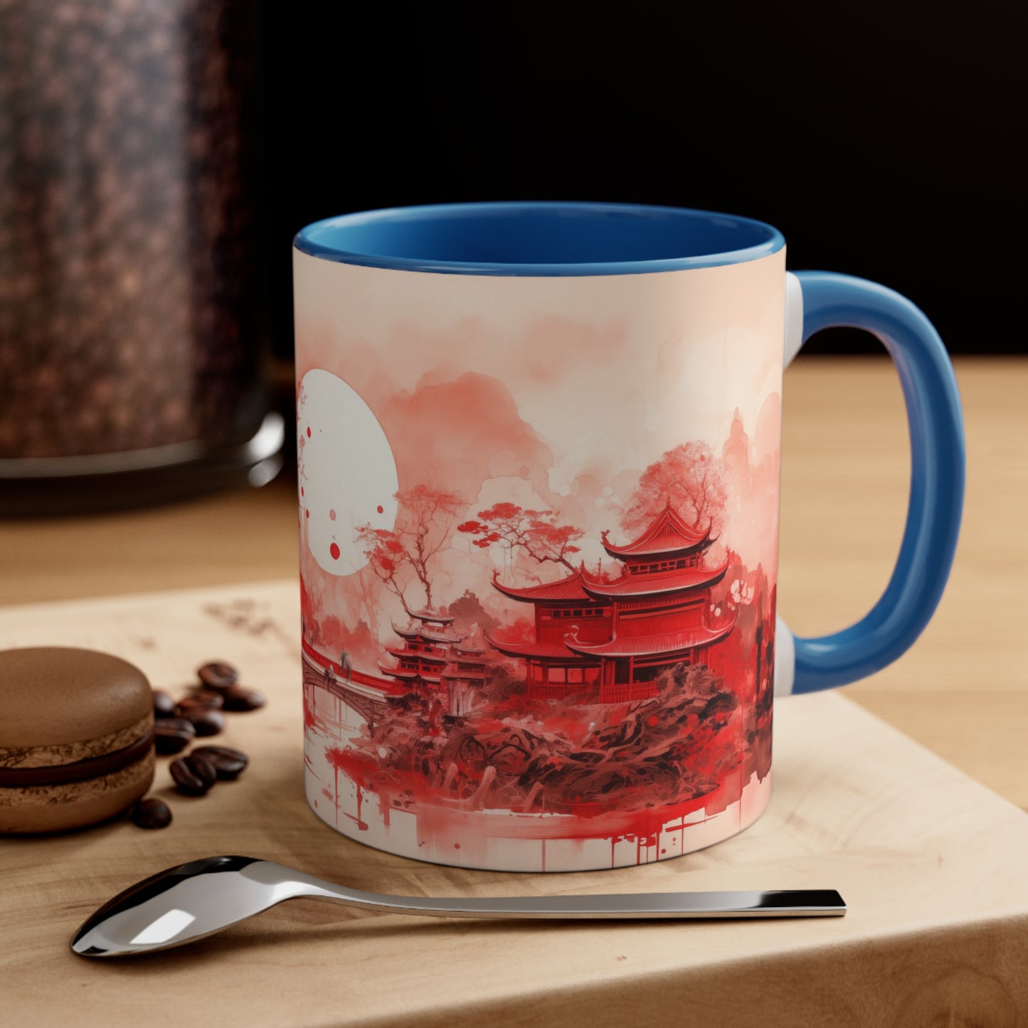 Traditional Asia Coffee Mug, 11oz