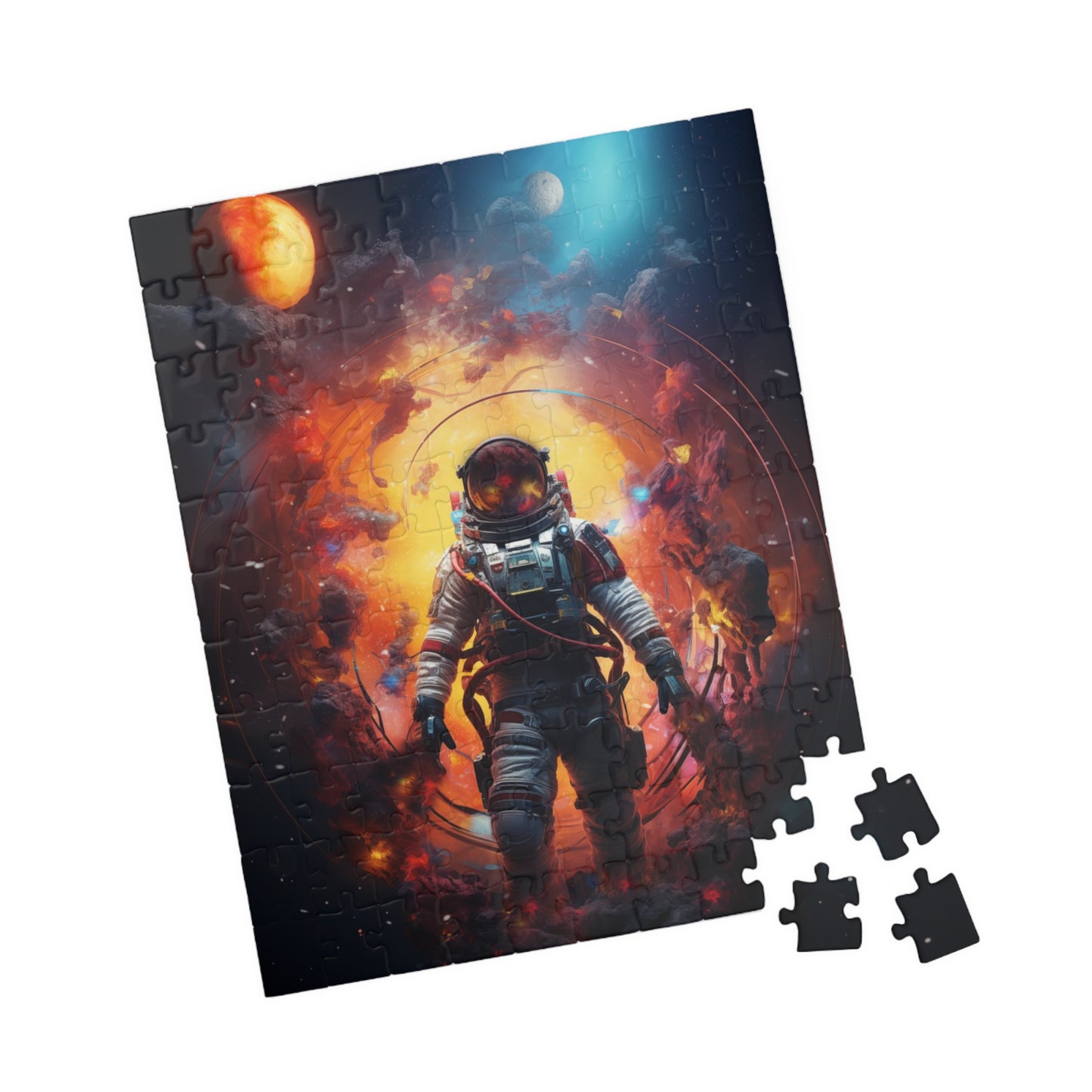 Astronaut Portal To The Nebula  Jigsaw Puzzle
