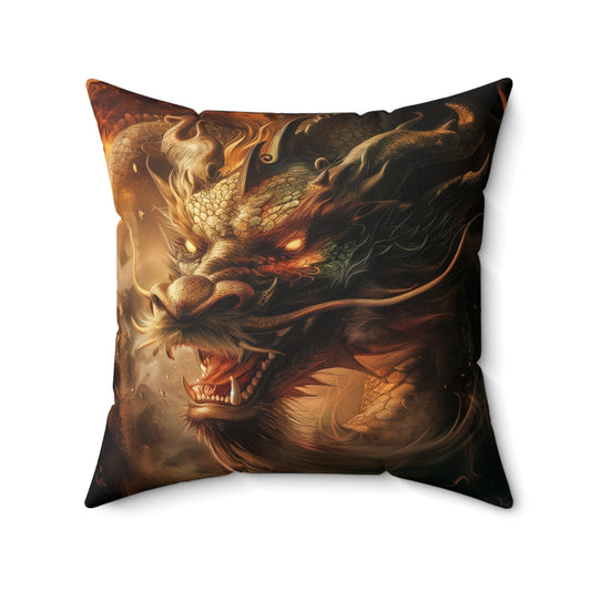 Legendary Chinese Dragon Pillow