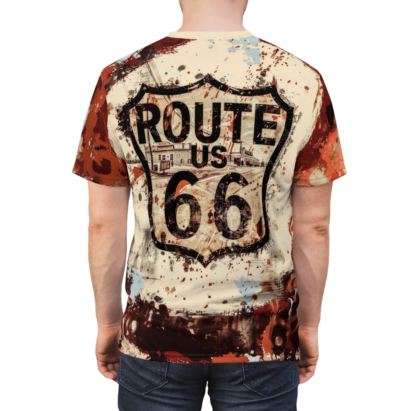 Route 66 T-Shirt (AOP)