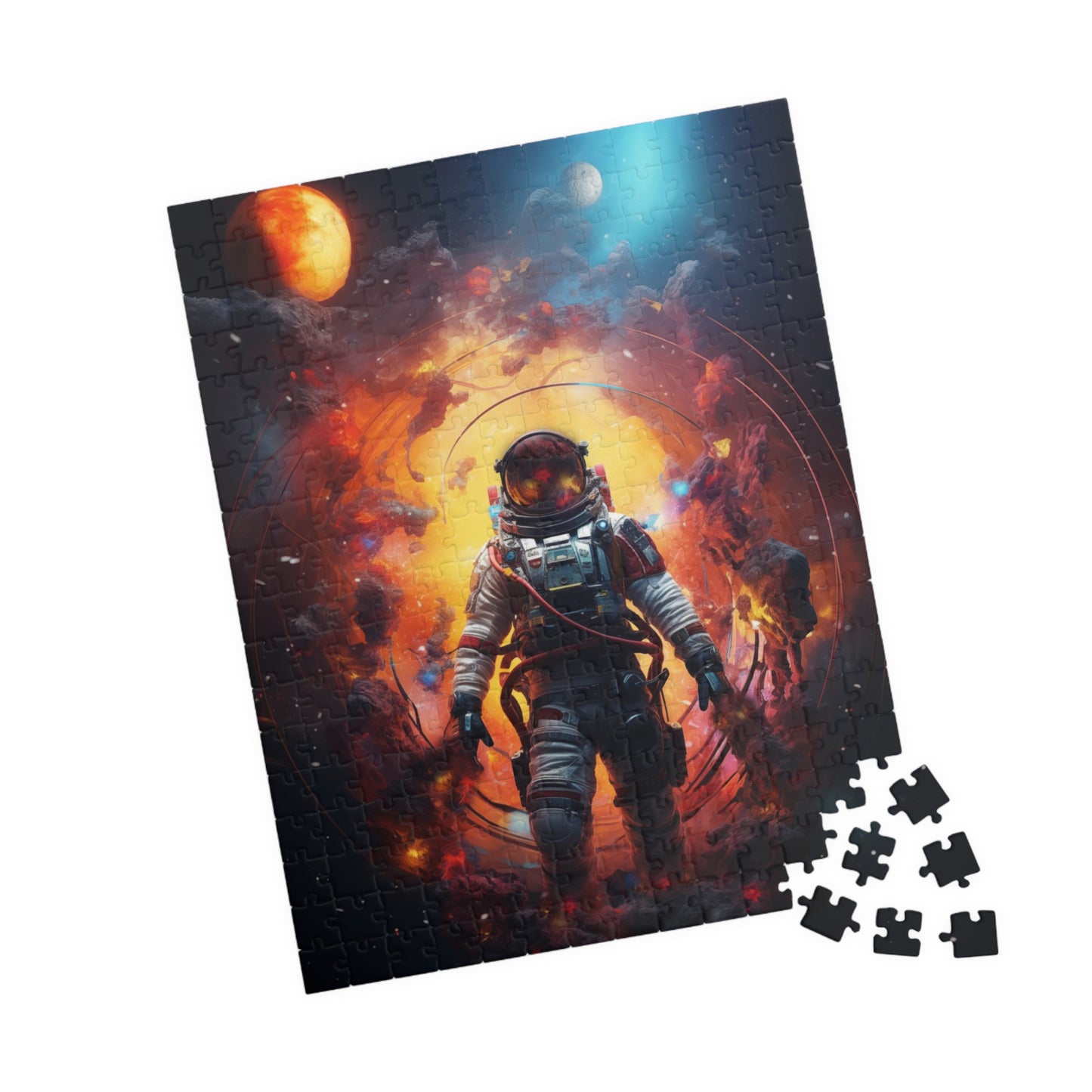 Astronaut Portal To The Nebula  Jigsaw Puzzle