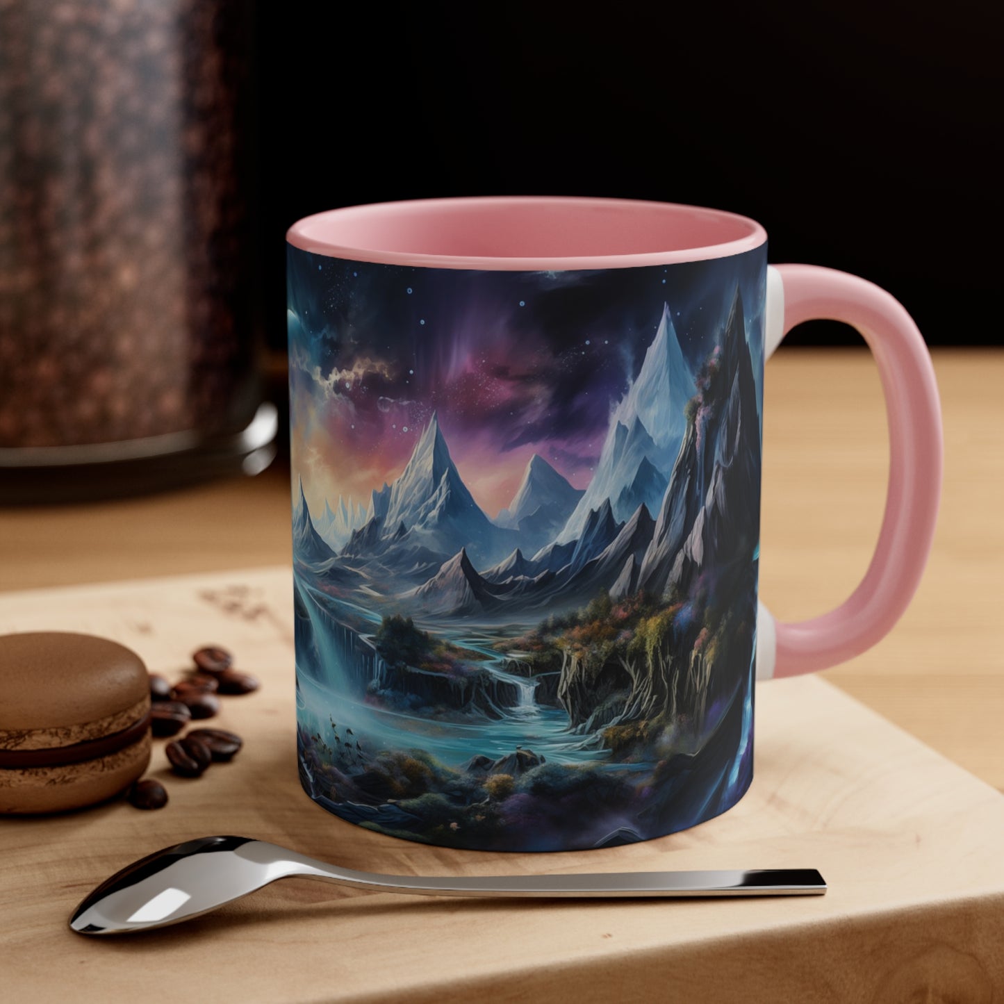 Cosmic Fantasy Landscape Coffee Mug, 11oz