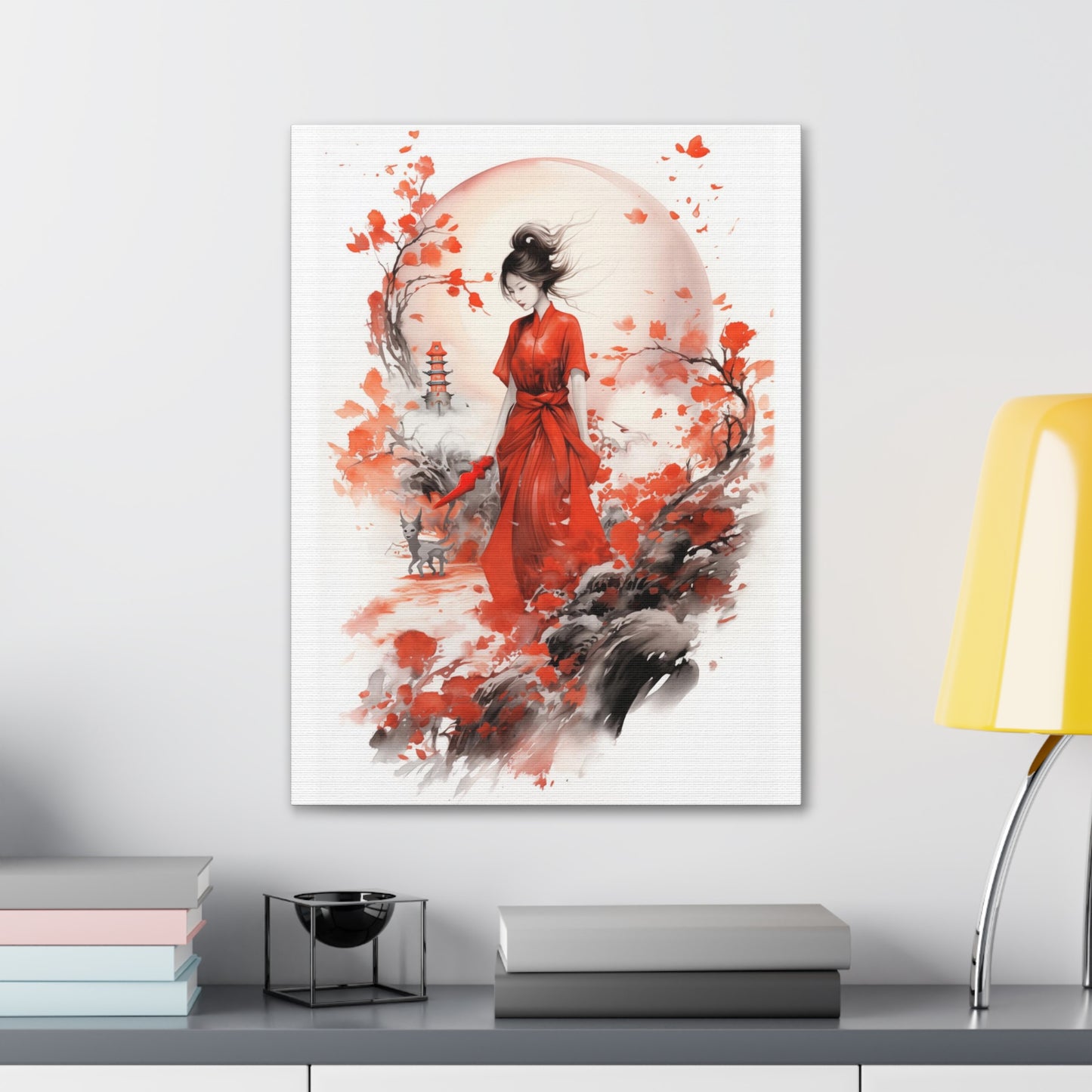 Devil Or The Beauty Canvas Poster