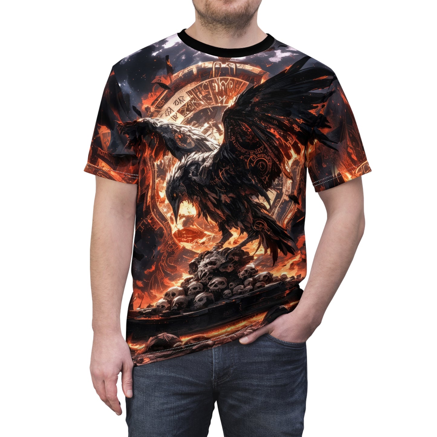 Mystic Raven Prophecy T-Shirt (AOP)