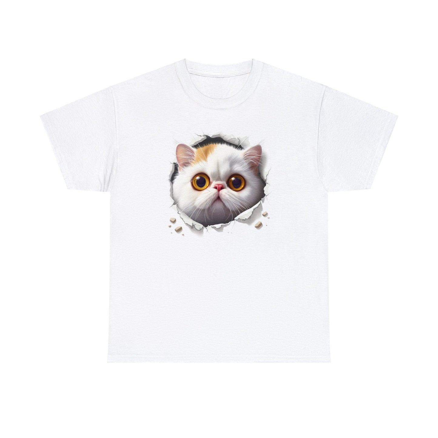 Cute Cat Unisex Heavy Cotton Tee (t-shirt)