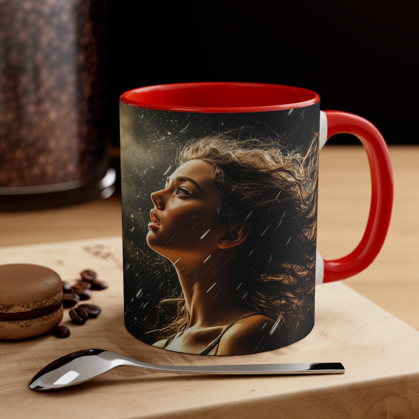 Exquisite Rainy Day Elegance Coffee Mug, 11oz