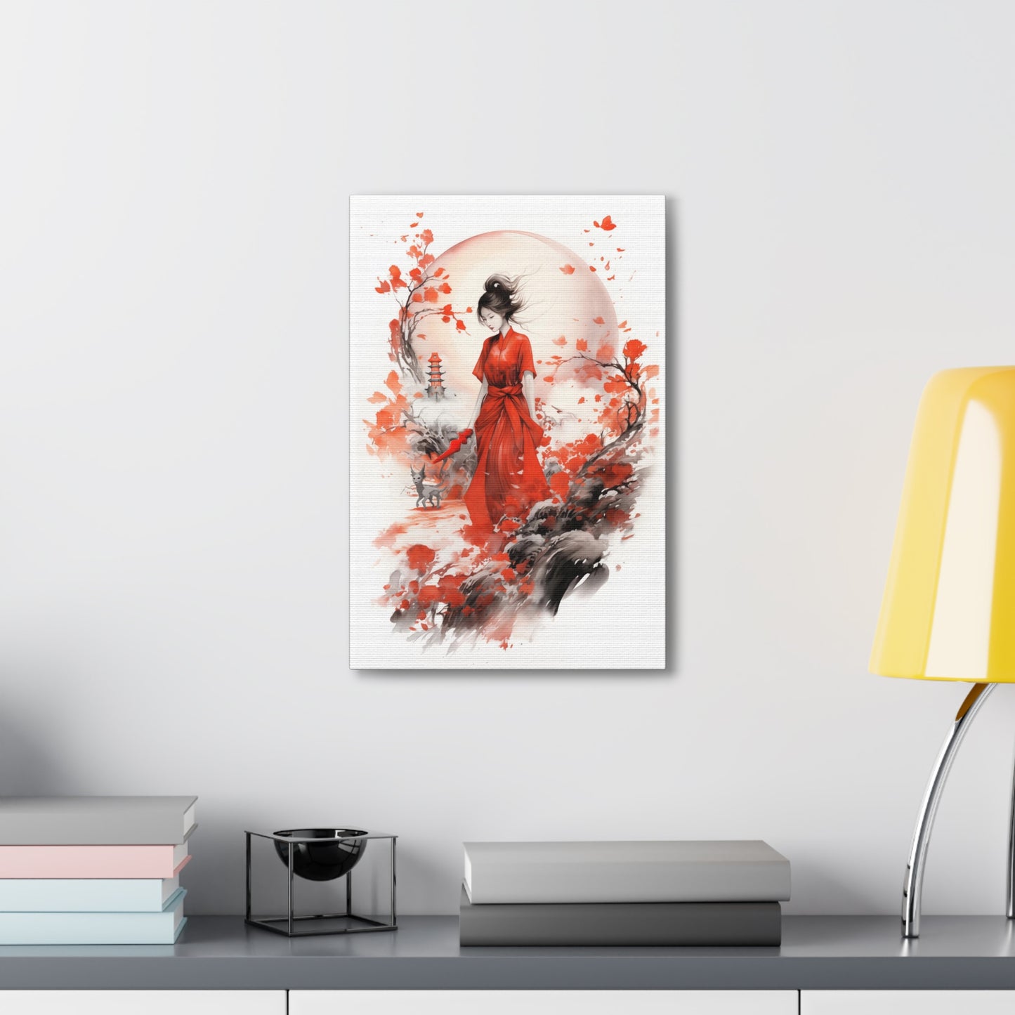 Devil Or The Beauty Canvas Poster