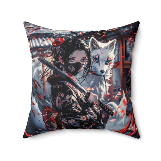 Samurai Fox Pillow